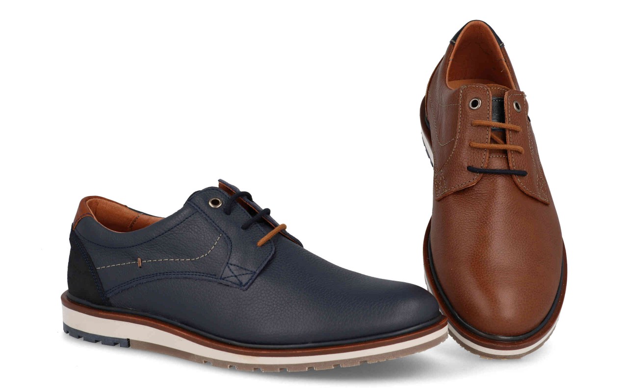 ZAPATO PARA VESTIR DE CABALLERO CASUAL EN PIEL VARIOS COLORES-FABRICADO EN ESPAÑA