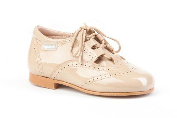 Zapato inglés charol para niño y niña Angelitos 1505 - Imagen 5