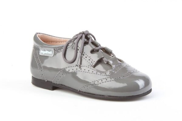 Zapato inglés charol para niño y niña Angelitos 1505 - Imagen 4