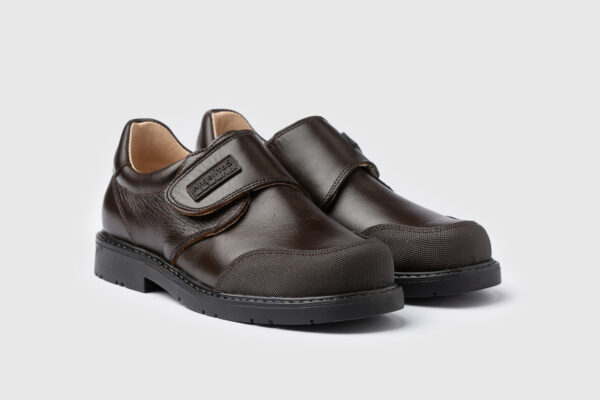 Zapato Colegial Napa Velcro Angelitos - Imagen 2