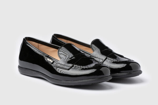 MOCASIN COLEGIAL CHAROL ANTIFAZ ANGELITOS - Imagen 3