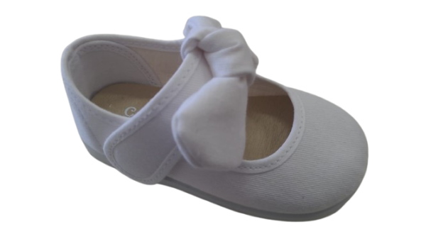 Mercedita de lona con lazo para niña Condiz - Image 5