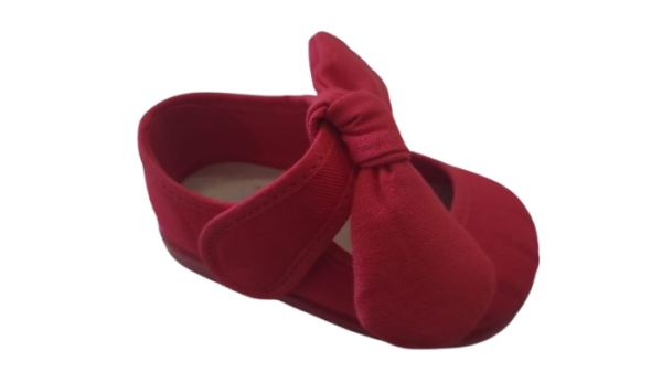 Mercedita de lona con lazo para niña Condiz - Image 3
