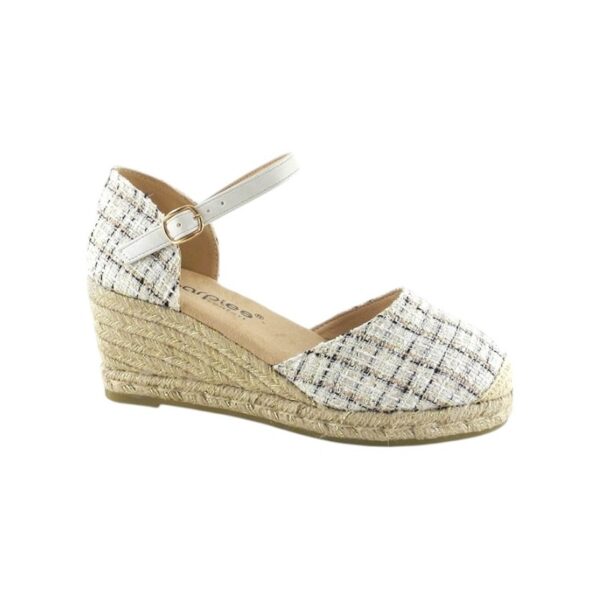 Valenciana de mujer con cuña de yute – Zapato cómodo y elegante para verano Amarpies - Imagen 2