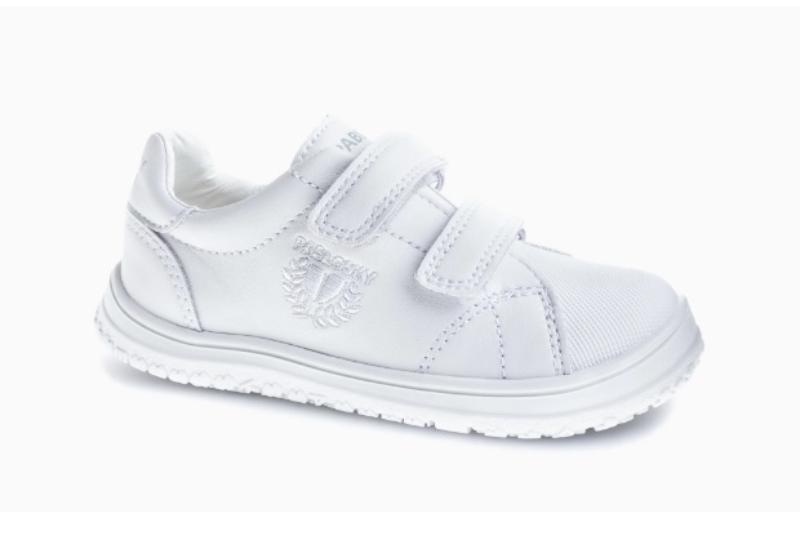 Zapatillas escolares blancas para niño y niña Tallas 24 a 35 Modelo 200000 Pablosky