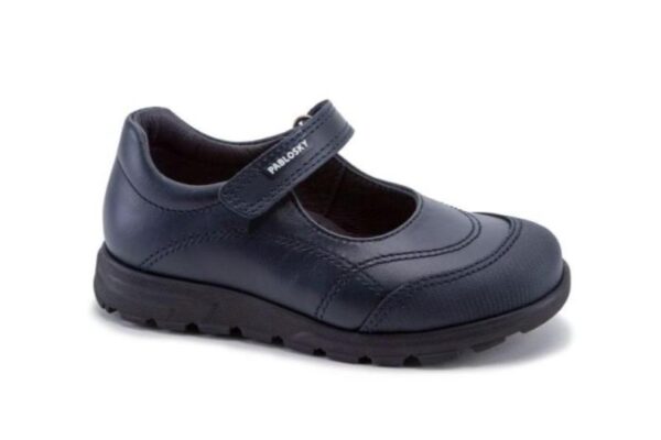 Zapato colegial niña azul marino Pablosky piel  3342