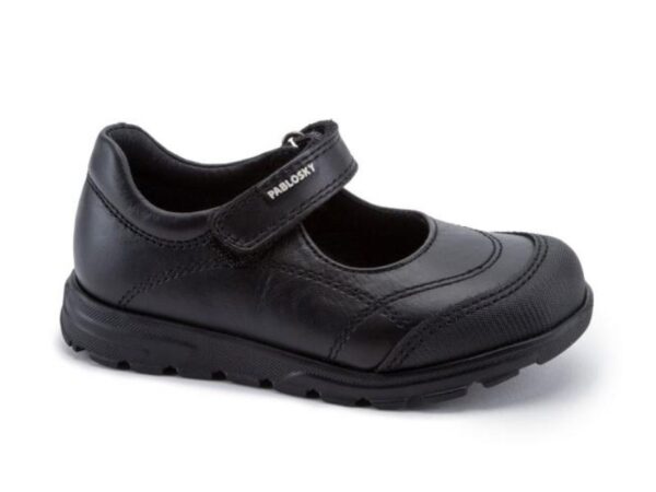 Zapato colegial niña azul marino Pablosky piel  3342 - Imagen 3