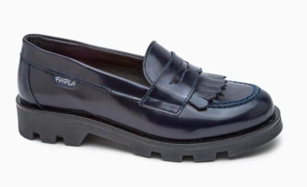 Mocasín colegial niña con flecos Pablosky 8541 - Imagen 3