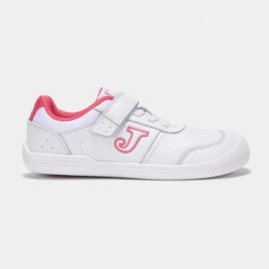 Zapatilla Escolar respetusoso Tallas 27 a 35 Modelo Vela Joma 8 VELA BLANCO ROSA