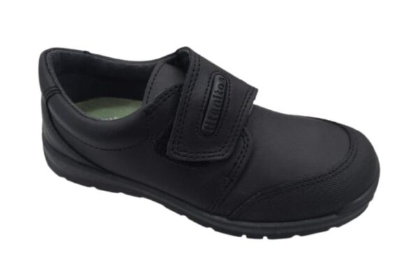 Zapato colegial niño Titanitos velcro ancho  Zeus