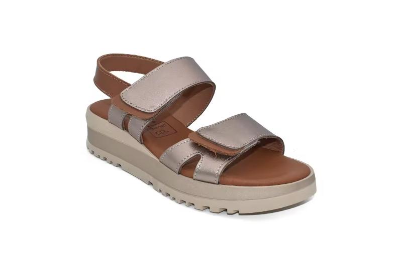 Sandalias de plataforma para mujer con velcro y plantilla de gel – Hechas en España Tallas 36 a 40 Modelo 107 Tekila