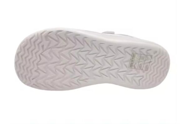 Zapatillas blancas colegial para niño y niña Deportivas con velcro Tallas 24 a 35 Modelo 1225 Demax - Image 3
