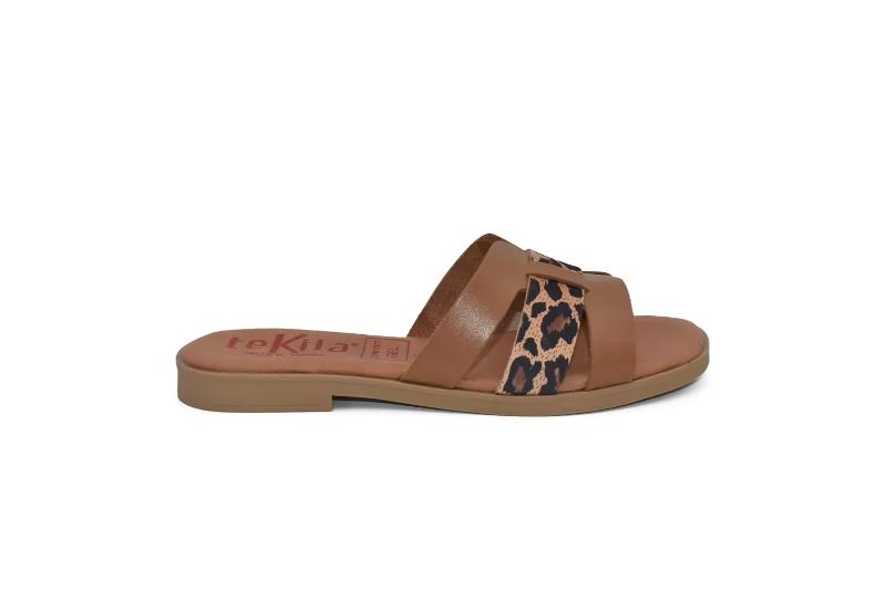 Sandalias planas tipo pala en piel para mujer – Hechas en España Tallas 36 a 40 Modelo 144 Tekkila 5 Sandalias planas tipo pala en piel para mujer – Hechas en España Tallas 36 a 40 Modelo 144 Tekkila - Image 5
