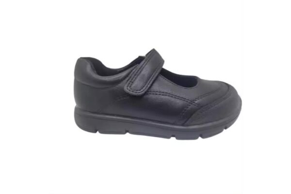 Zapatos colegiales para niña con velcro Tallas 25 a 30 Modelo C1575 Bubble