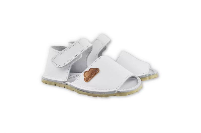 Sandalias menorquinas respetuosas para niña de piel Tallas 19 a 24 Modelo 270 Angelitos