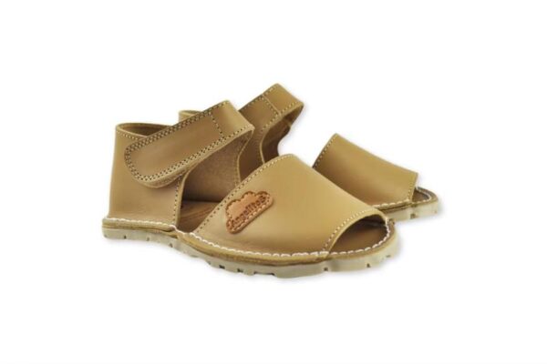 Sandalias menorquinas respetuosas para niña de piel Tallas 19 a 24 Modelo 270 Angelitos - Image 2