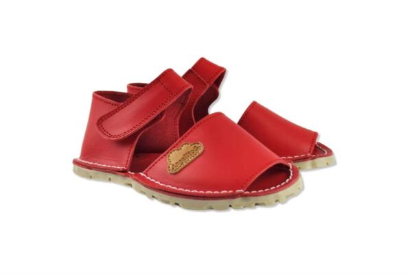 Sandalias menorquinas respetuosas para niña de piel Tallas 19 a 24 Modelo 270 Angelitos - Image 3