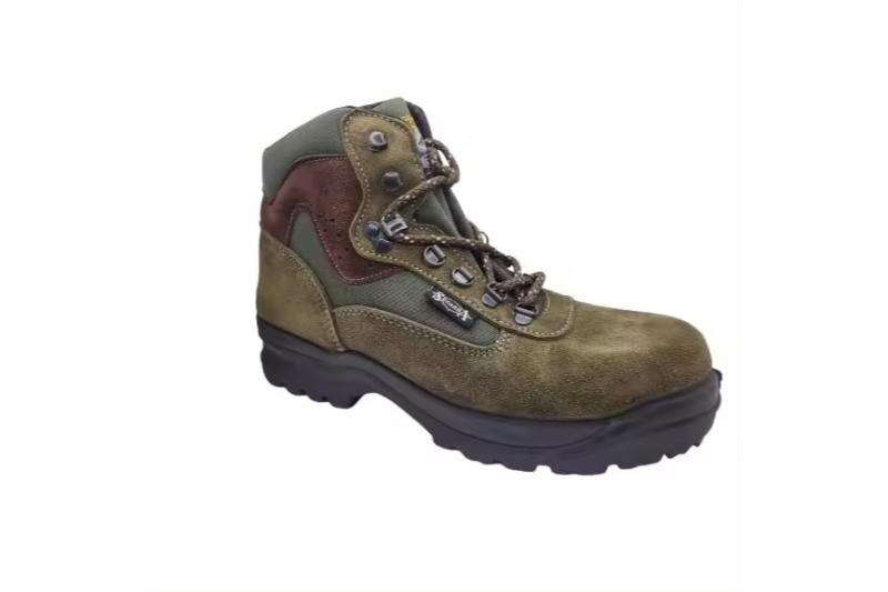 Bota de montaña kaki y marrón para hombre trekking Tallas 39 a 46 Modelo 4055 Segarra