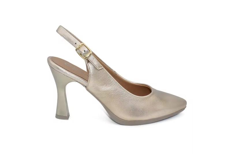 Zapatos de tacón slingback en piel para mujer Hechos en España Tallas 36 a 40 Modelo 4251 Chamby 3 Zapatos de tacón slingback en piel para mujer Hechos en España Tallas 36 a 40 Modelo 4251 Chamby - Imagen 3