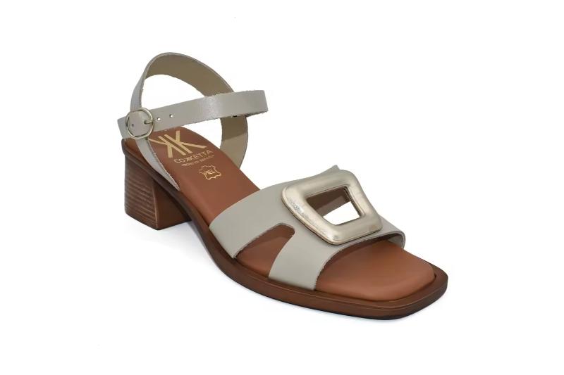 Sandalias de tacón ancho para mujer en piel Hechas en España Tallas 36 a 40 Modelo 440 Cokketa 5 Sandalias de tacón ancho para mujer en piel Hechas en España Tallas 36 a 40 Modelo 440 Cokketa - Image 5