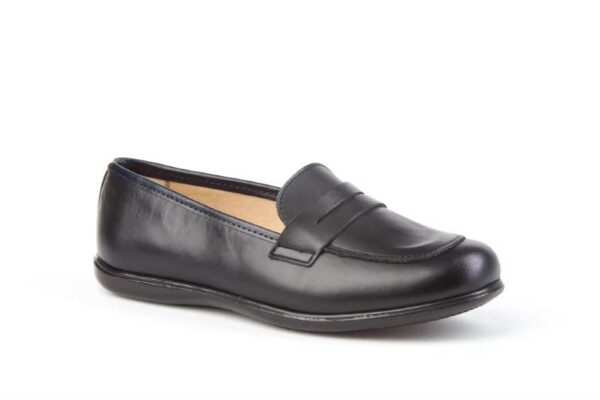 Mocasines colegiales de piel para niña Modelo 466 Tallas 35 a 40 Angelitos