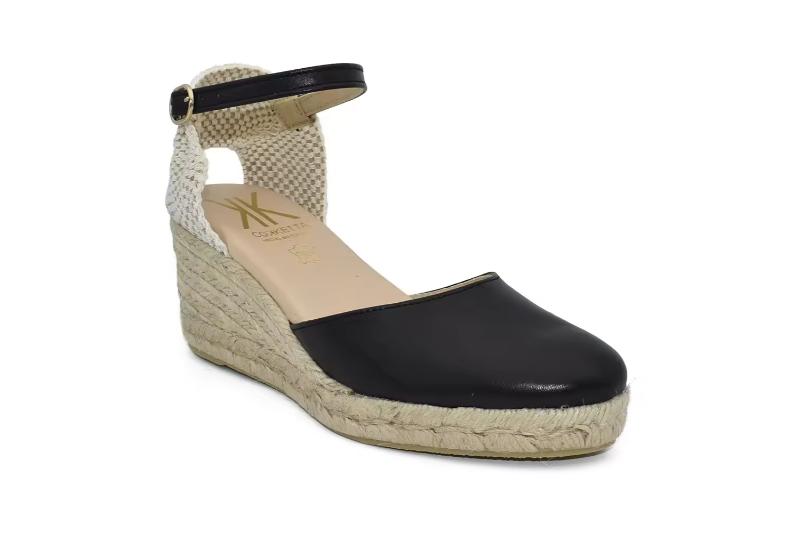 Alpargatas de cuña en piel auténtica, fabricadas en España. Con pulsera al tobillo y cuña de yute natural aportan elegancia y comodidad. Tallas 36 a 40 Modelo 5011 Cokketa 5 Alpargatas de cuña en piel auténtica, fabricadas en España. Con pulsera al tobillo y cuña de yute natural aportan elegancia y comodidad. Tallas 36 a 40 Modelo 5011 Cokketa - Imagen 5