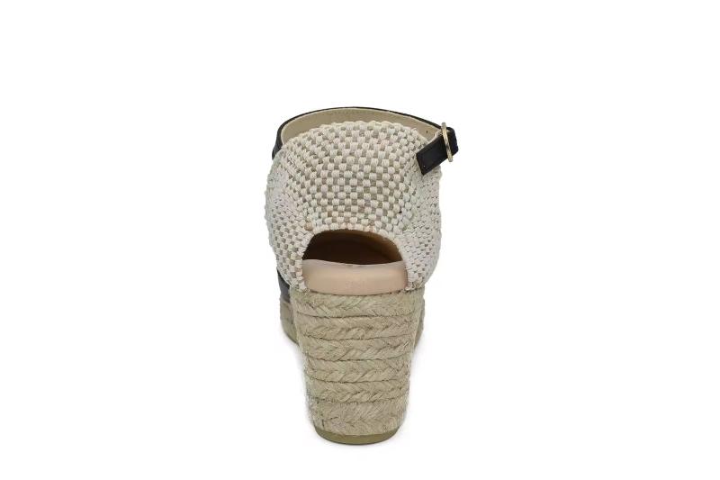 Alpargatas de cuña en piel auténtica, fabricadas en España. Con pulsera al tobillo y cuña de yute natural aportan elegancia y comodidad. Tallas 36 a 40 Modelo 5011 Cokketa 2 Alpargatas de cuña en piel auténtica, fabricadas en España. Con pulsera al tobillo y cuña de yute natural aportan elegancia y comodidad. Tallas 36 a 40 Modelo 5011 Cokketa - Imagen 2