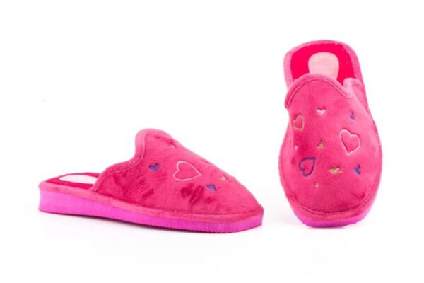 Zapatillas de casa cerradas para mujer con corazones Hecho en España Tallas 36 a 41 Modelo CH552 Jam - Image 3