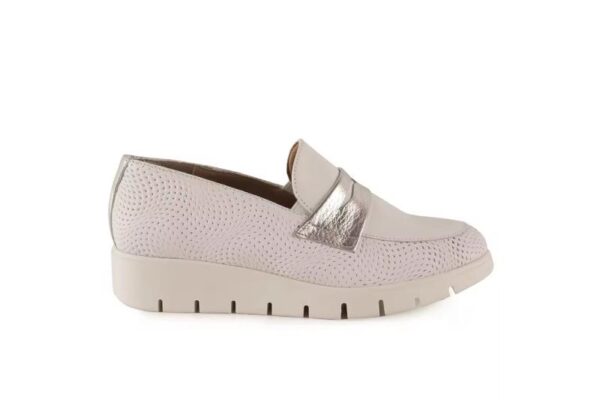 Mocasines de piel calados para mujer con plataforma cómoda Tallas 36 a 40 Modelo 6 Chamby - Image 3