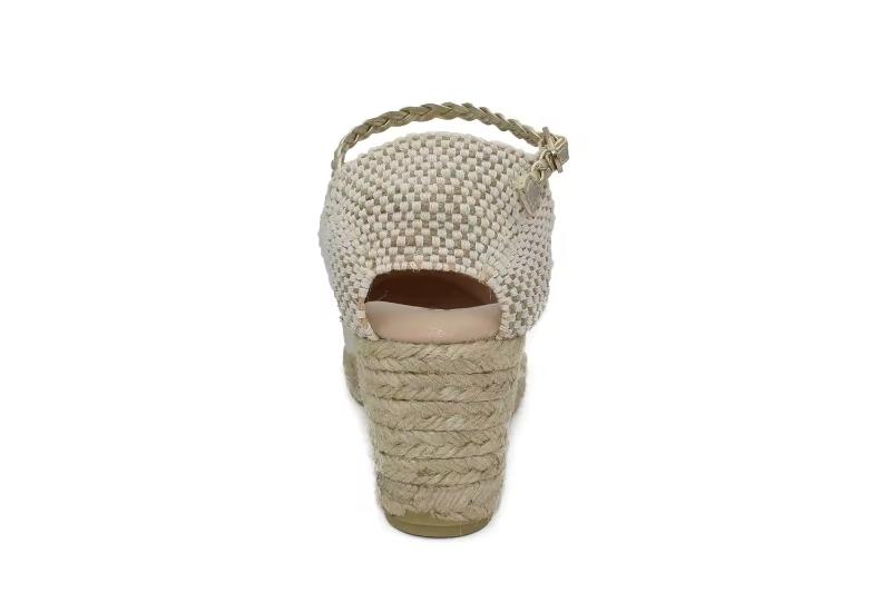 Alpargatas valenciana de cuña para mujer en piel y yute Hechas en España Tallas 36 a 40 Modelo 5012 Cokketa 2 Alpargatas valenciana de cuña para mujer en piel y yute Hechas en España Tallas 36 a 40 Modelo 5012 Cokketa - Imagen 2