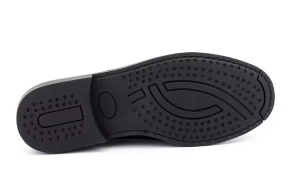Mocasines de piel para hombre estilo clásico con antifaz liso suela cuero Tallas 39 a 45 Modelo 1000 Jam - Imagen 3