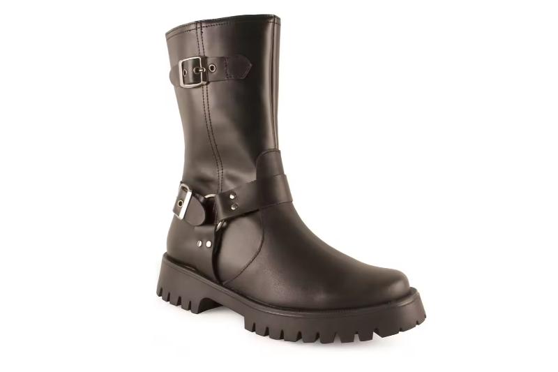 Botas moteras de mujer de piel con suela track Tallas 36 a 41 Modelo 16 Tekila Hecho en España 3 Botas moteras de mujer de piel con suela track Tallas 36 a 41 Modelo 16 Tekila Hecho en España - Image 3