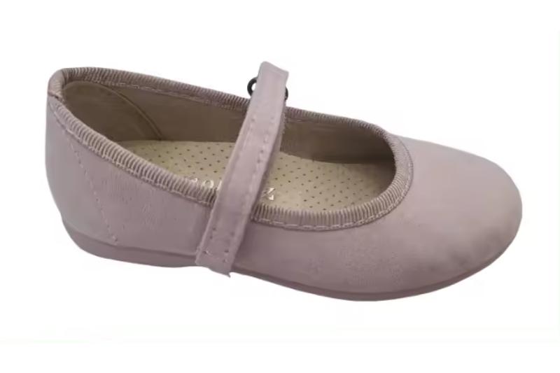 Merceditas de niña en tela con tira de velcro Tallas 20 a 38 Modelo 1750 Condiz 2 Merceditas de niña en tela con tira de velcro Tallas 20 a 38 Modelo 1750 Condiz - Image 2