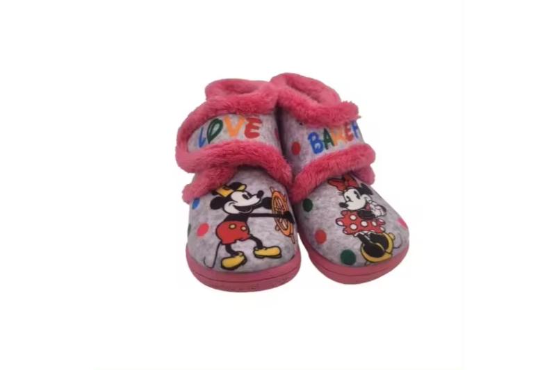 Zapatillas de estar en casa para niña y niño – Mickey y Minnie calzado respetuoso Modelo 2645 Tallas 19 a 29 Javer