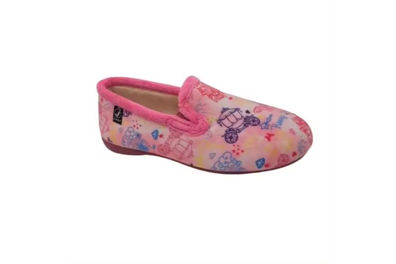Zapatillas de estar en casa para niña Princesas rosa Modelo 3127 Tallas 28 a 38 Javer