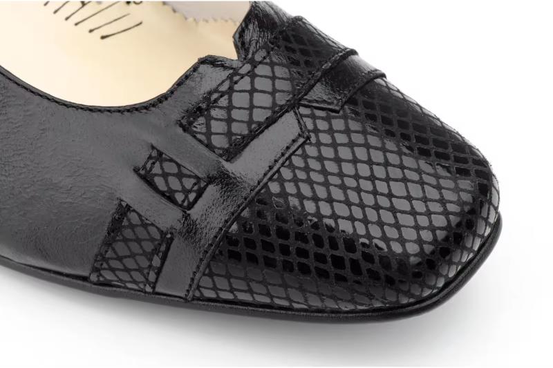 Zapatos de mujer de piel con tacón medio Hecho en España Ancho especial Tallas 36 a 41 Modelo 5122 Jam 5 Zapatos de mujer de piel con tacón medio Hecho en España Ancho especial Tallas 36 a 41 Modelo 5122 Jam - Image 5