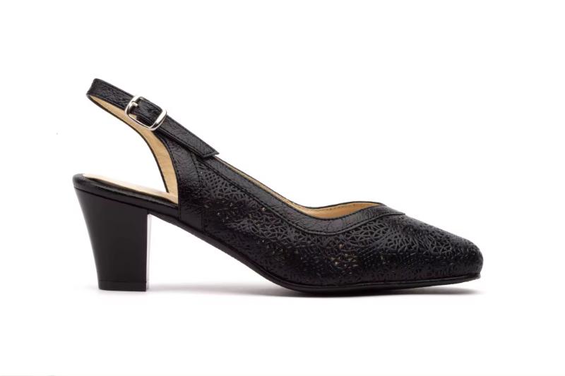 Zapatos de mujer de piel con tacón medio Hecho en España Tallas 36 a 41 Modelo 5610 Jam 6 Zapatos de mujer de piel con tacón medio Hecho en España Tallas 36 a 41 Modelo 5610 Jam - Imagen 6