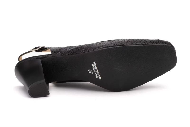 Zapatos de mujer de piel con tacón medio Hecho en España Tallas 36 a 41 Modelo 5610 Jam 5 Zapatos de mujer de piel con tacón medio Hecho en España Tallas 36 a 41 Modelo 5610 Jam - Imagen 5