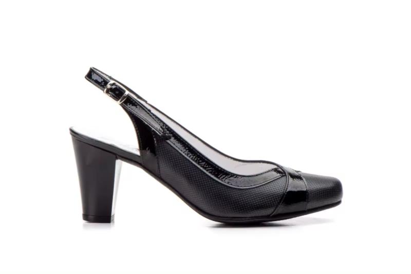 Zapatos de mujer de piel con tacón medio Hecho en España Tallas 36 a 41 Modelo 5966 Jam 2 Zapatos de mujer de piel con tacón medio Hecho en España Tallas 36 a 41 Modelo 5966 Jam - Imagen 2