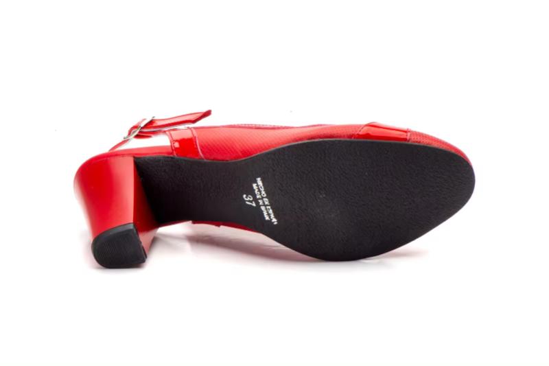 Zapatos de mujer de piel con tacón medio Hecho en España Tallas 36 a 41 Modelo 5966 Jam 5 Zapatos de mujer de piel con tacón medio Hecho en España Tallas 36 a 41 Modelo 5966 Jam - Imagen 5
