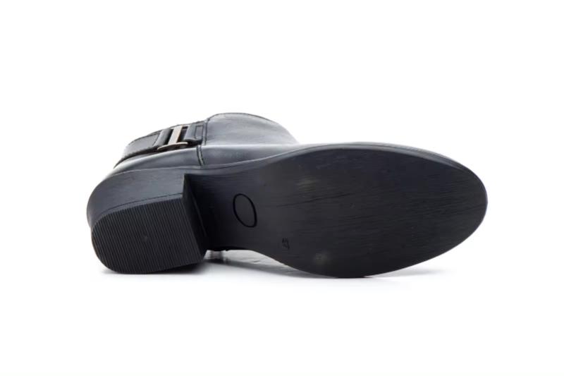 Botines de piel para mujer con tacón bajo y adorno metálico Tallas 36 a 41 Modelo 6300 Jam 2 Botines de piel para mujer con tacón bajo y adorno metálico Tallas 36 a 41 Modelo 6300 Jam - Imagen 2