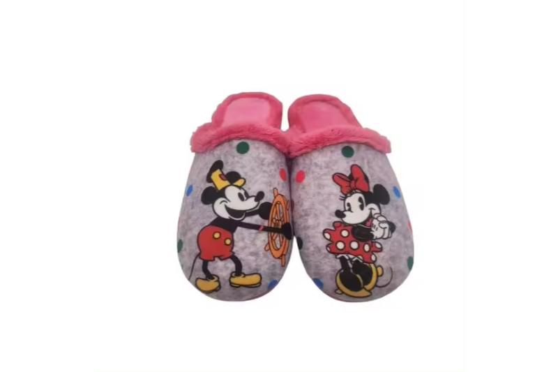 Zapatillas de estar por casa Mickey y Minnie para mujer y niña Modelo 7182 Tallas 28 a 37 Michu