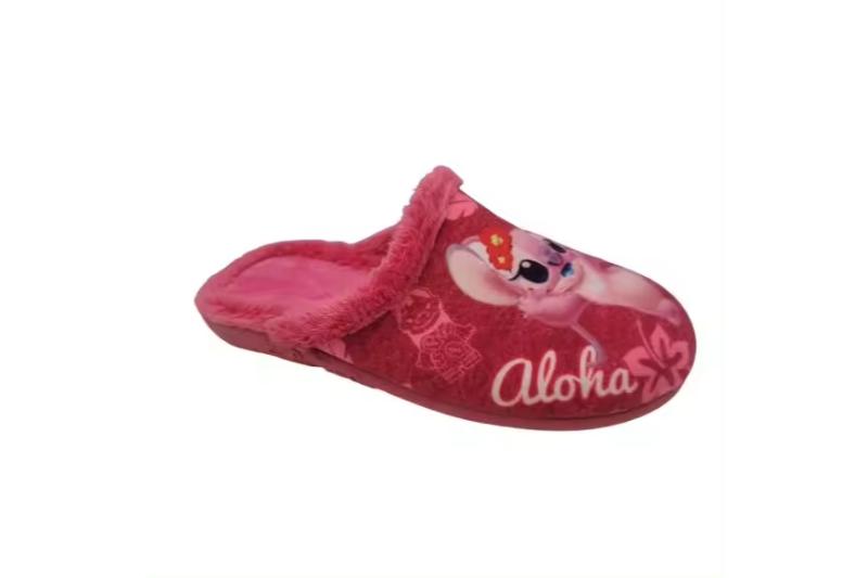 Zapatillas de estar por casa para niña con diseño de Lilo & Stitch Modelo 7183 Tallas 28 a 37 Michu