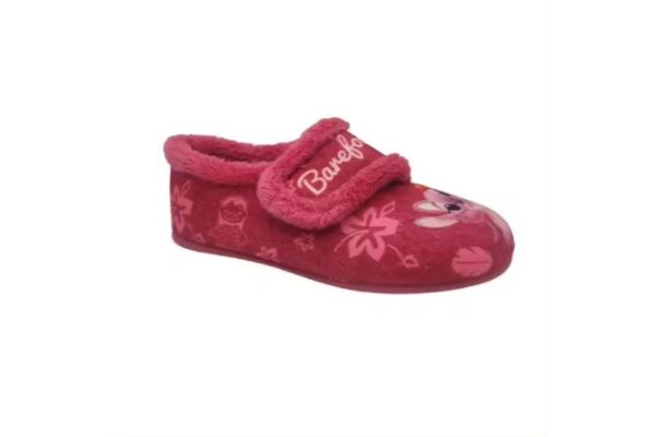 Zapatillas de casa infantiles rosas con velcro Modelo 7186 Tallas 28 a 37 Michu