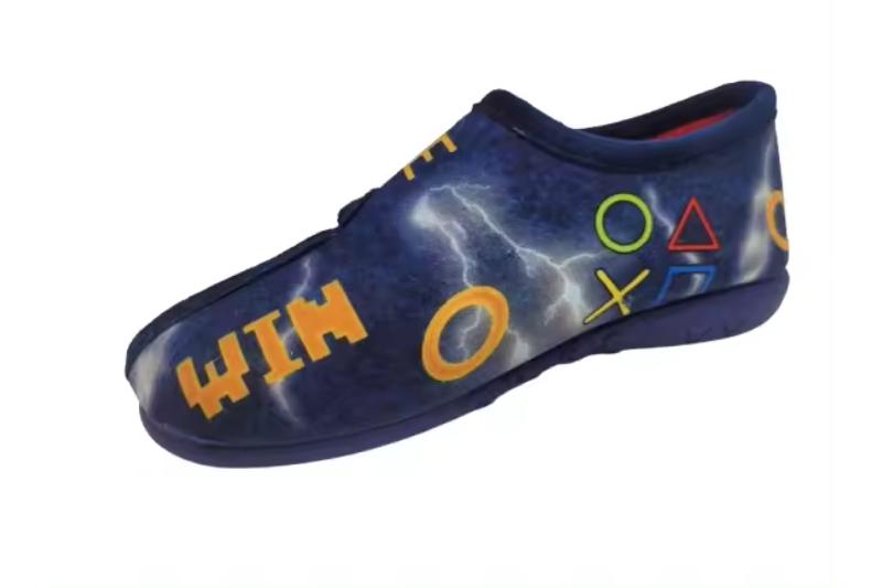 Zapatillas de casa infantiles Sonic azules con velcro Modelo 7189 Tallas 28 a 37 Michu 2 Zapatillas de casa infantiles Sonic azules con velcro Modelo 7189 Tallas 28 a 37 Michu - Image 2