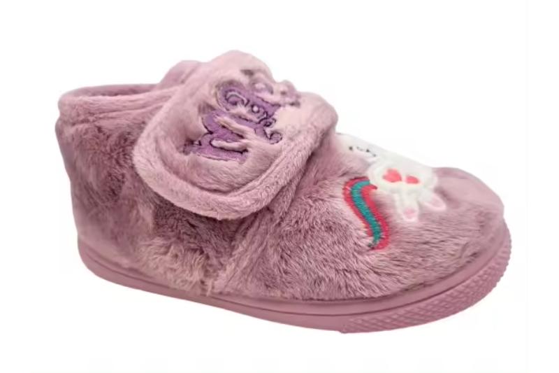 Zapatillas de casa para niña calzado respetuoso unicornio Tallas 22 a 29 Modelo 7192 Vulladi