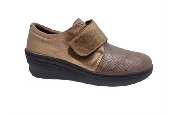 Zapatos cómodos de cuña para mujer con velcro Modelo 8002 Tallas 36 a 41 Hecho en España - Imagen 5