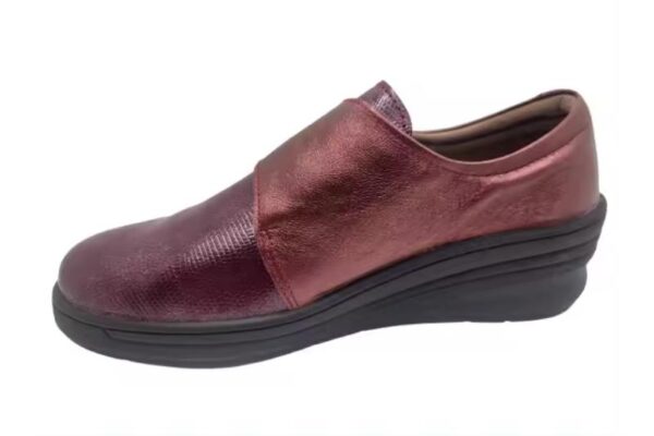 Zapatos cómodos de cuña para mujer con velcro Modelo 8002 Tallas 36 a 41 Hecho en España - Imagen 2