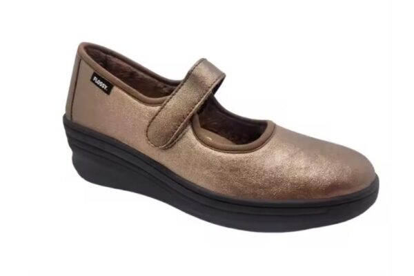 Zapatos de cuña tipo merceditas para mujer Modelo 8403 Tallas 36 a 41 Hecho en España - Imagen 5