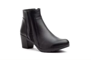 Botines de piel para mujer con tacón medio y elásticos laterales Tallas 36 a 41 Modelo 8889 Jam 6 88891